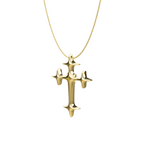 CREDO CROSS Gold Necklace