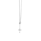 CREDO CROSS Lariat Necklace