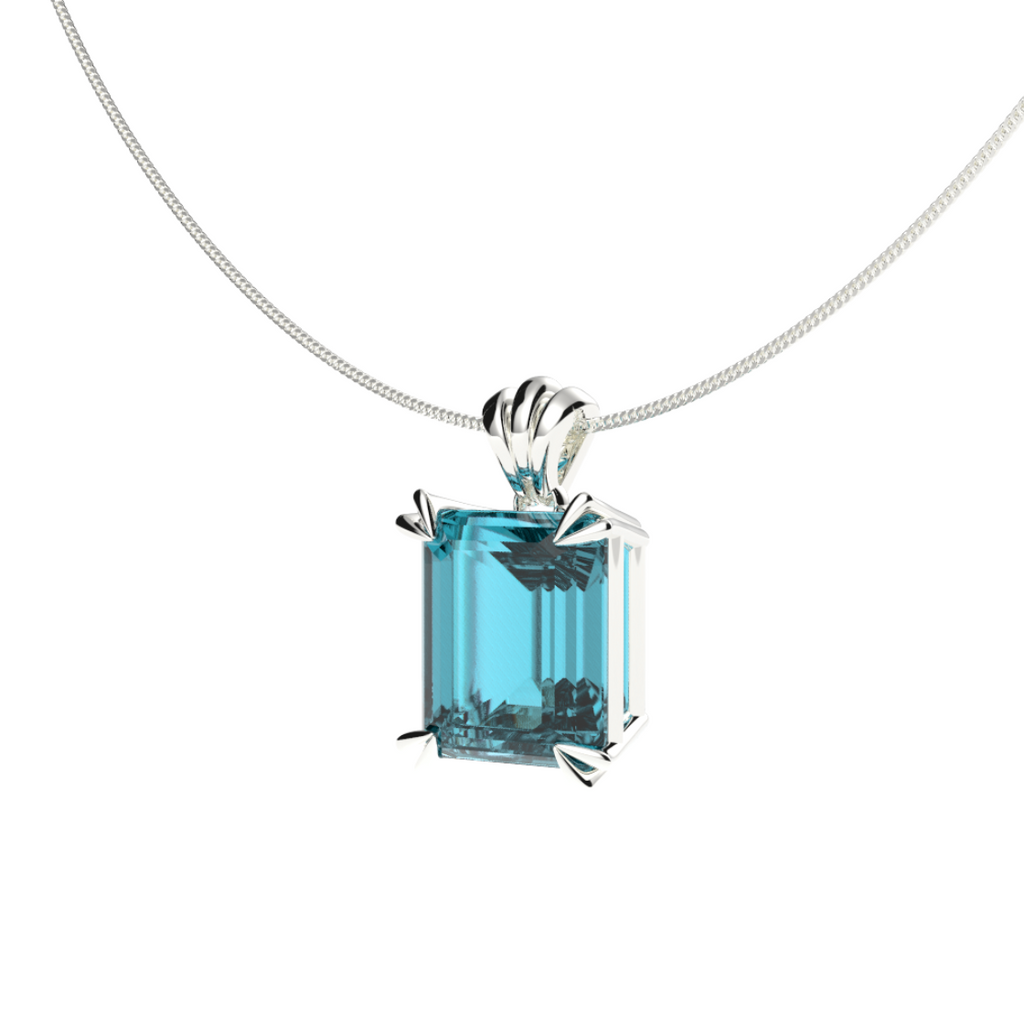 CLAWS AQUA Necklace