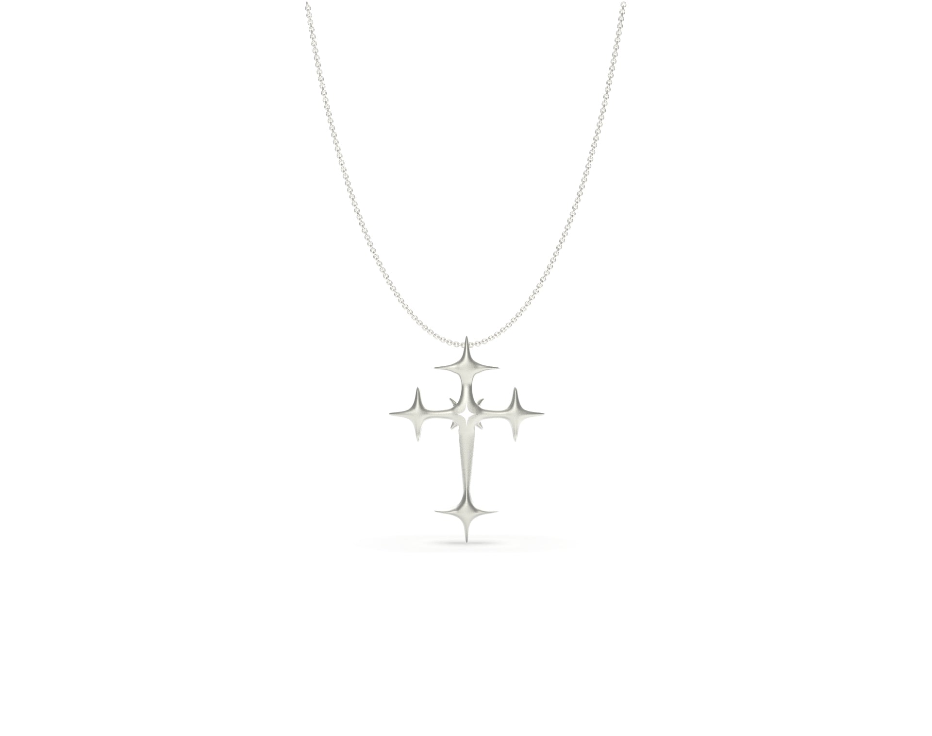 CREDO CROSS Matte Necklace
