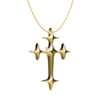 CREDO CROSS Gold Necklace