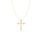 CREDO CROSS Gold Necklace
