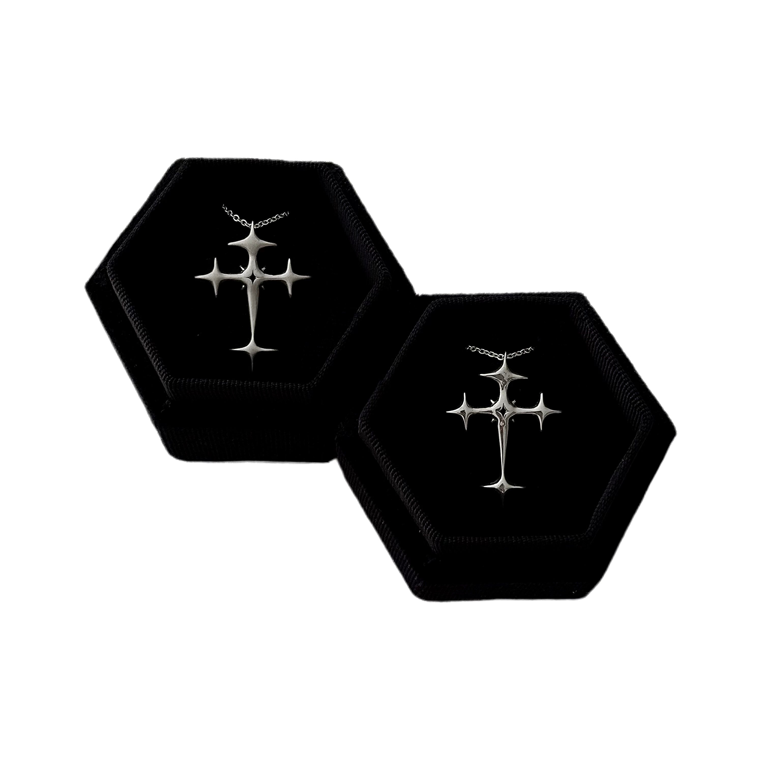 CREDO CROSS Matte Necklace