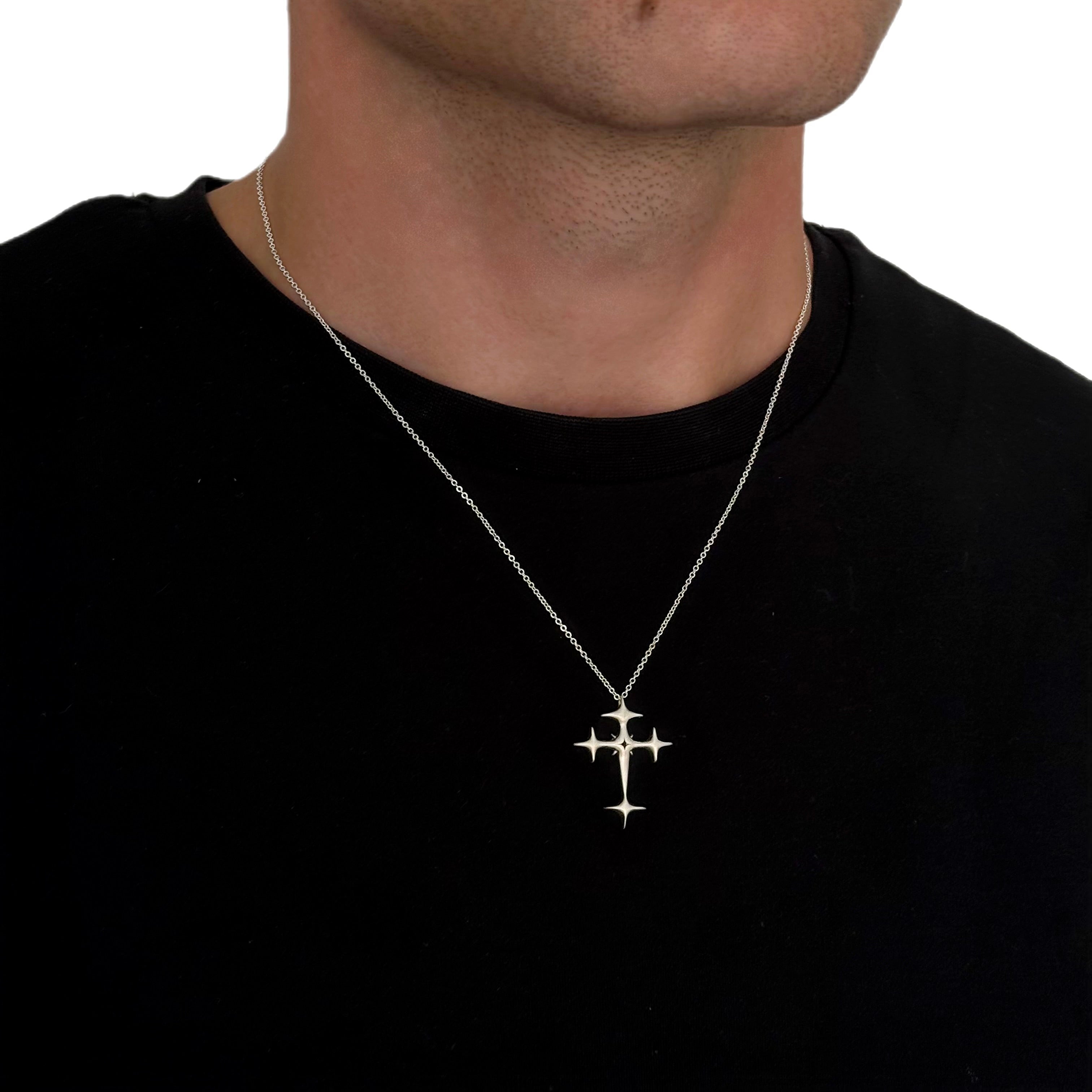 CREDO CROSS Matte Necklace